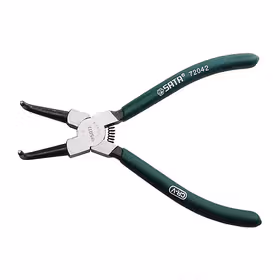 世达 德式穴用曲口卡簧钳(内卡簧)7寸；72042