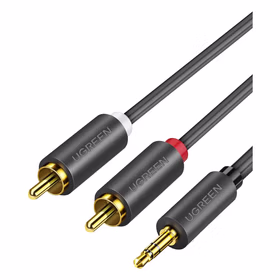 绿联UGREEN 3.5mm公转2RCA公音频线 10772 1米