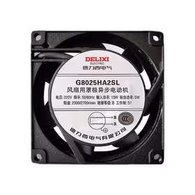 德力西电气 轴流风机 80*80*25 220V含油；DHBFG8025HA2SL