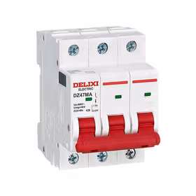 德力西电气 小型断路器；DZ47MA 6kA C型 3P 40A