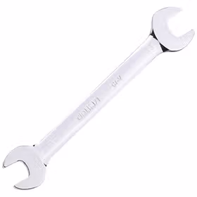 得力 镜面双开口扳手铬钒钢   11x13mm；DL33311