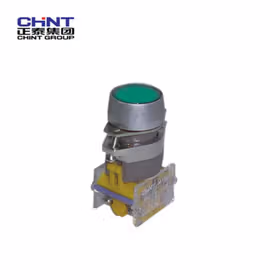 正泰 带灯自复平钮；LAY39-11BND 黄 AC/DC 48V