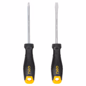 得力 塑柄螺丝批2件套  ；DL620102