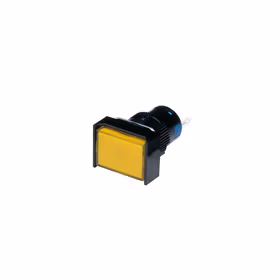 上海天逸电器 长方形平头按钮,黄色,带灯；LA42(B)PDJ-11/AC220V Y