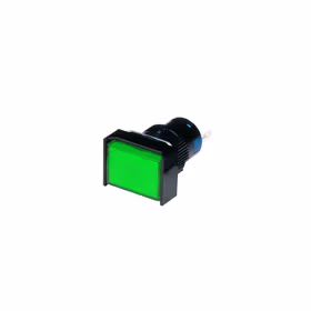 上海天逸电器 长方形平头按钮,绿色,带灯；LA42(B)PDJ-11/DC(AC)12V G