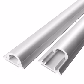 佐佑众工 弧形pvc线槽 明装走线槽地面防踩自粘加厚网线电线槽阻燃绝缘2号/米