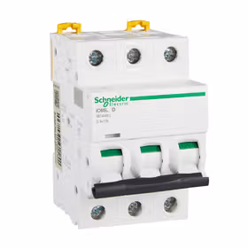 施耐德电气 小型断路器；iC65L 3P D4A