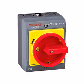 德力西电气 组合开关；CDF1-100 63A 3P 导轨安装