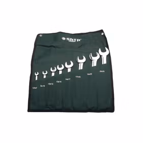 世达 8件全抛光双开口扳手组套5.5X7~22X24mm；08009