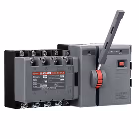 德力西电气 双电源自动转换开关；CDQ0s-80/4-63 63A