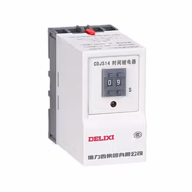 德力西电气 时间继电器；CDJS14 0.1min-9.9min AC/DC100-240V