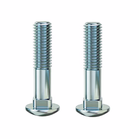 惠象 8.8级 大半圆头方颈螺栓（48H盐雾） DIN603 半螺纹 蓝白锌 M10-1.5*75