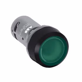 ABB CP1平头复位型按钮(带灯型),绿色；CP1-11G-10