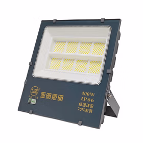 亚明 LED投光灯户外防水招牌射灯高亮探照灯工地庭院泛光灯 YM-7070-400W 白光纳米系列