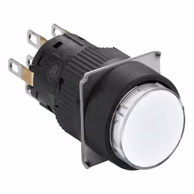 施耐德电气 自复位带灯按钮,圆形,白色,12V,2NO/NC；XB6EAW1J2F