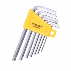 史丹利 7件套公制短柄球头内六角扳手1.5-6mm；STMT94551-8