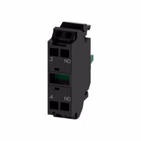 西门子 触点模块带1个开关元件,1S,弹簧型端子连接,用于前面板安装,；3SU14001AA103BA0