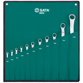 世达 11件全抛光双头高颈梅花扳手组套5.5X7~30X32mm；08012(组套升级,新款为11件,默认新款)(可替代09028)