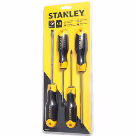 史丹利 4件B系列胶柄一十字螺丝批；66-671-23