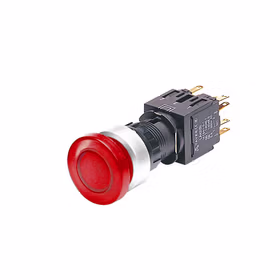 上海天逸电器 带灯自锁蘑菇钮；LA42(S)MSD-22/DC24V/R