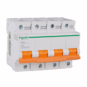 施耐德电气 小型断路器,新型EA9AH 4P C80A；EA9AH4C80NEW