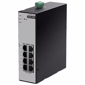 新华三（H3C）Mini S8G-I 8口工业级交换机千兆导轨式 支持防雷 即插即用分线器 网络监控分流器