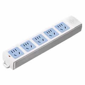 公牛 无开关无线插排插座插线板 需自配线与插头 5位五孔 10A 250V；GN-415 无线