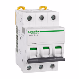施耐德电气 小型断路器；iC65N 3P B16A