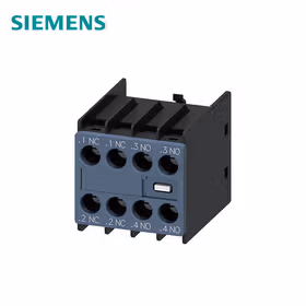 西门子 AUX.开关组,2NO+2NC调节路径：1NC,1NC,1NO,1NO,用于电机接触器和接触器继电器,尺寸S00和S0,螺钉终端；3RH69111HA22