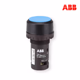 ABB CP1平头复位型按钮（不带灯型）,蓝色；CP1-10L-11
