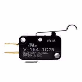 欧姆龙 小型基本开关 微动开关；V-154-1C25 BY OMI