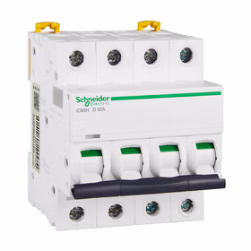 施耐德电气 小型断路器；iC65H 4P D32A