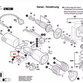 博世 GWS 6-100 碳刷；1619P07571