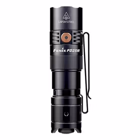 FENIX 便携高亮直充小直筒 800流明250米射程；PD25R