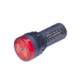 上海天逸电器 闪亮双音蜂鸣器,红色；AD17-22SMB/DC(AC)12V R