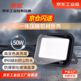 惠象 LED投光灯户外庭院工厂园林灯IP65防水等级XY-GNKTGD-50W 京东工业自有品牌