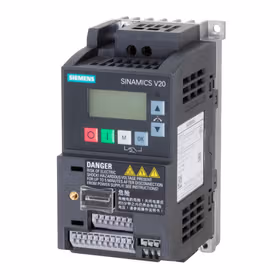 西门子 SINAMICS V20 1AC 220V变频器,无内置滤波器 0.25kW AC220-240V；6SL3210-5BB12-5UV1