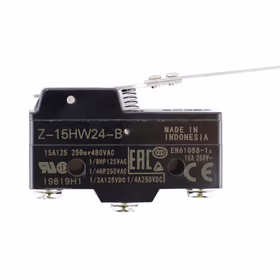 欧姆龙 一般用基本开关 微动开关；Z-15HW24-B