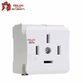 德力西电气 模数化插座；DZ47X 三相四极 25A