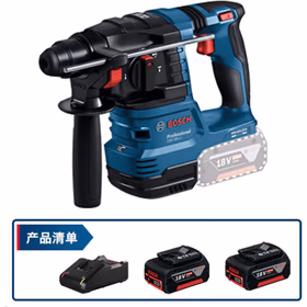 博世 锂电充电式锤钻；GBH 185 2x5Ah(两电一充 5.0电池)