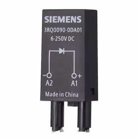 西门子 3RQ0系列 插拔针式继电器附件 浪涌抑制器 二极管 6-250V DC；3RQ00900DA01