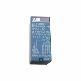 ABB PCB 继电器 插拔式中间接口继电器；CR-P024DC1