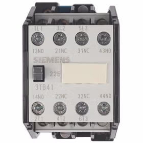 西门子 接触器AC50HZ,36V 12A 5.5kW 辅助触点：1个常开触点,规格0螺纹连接；3TB41100XG0