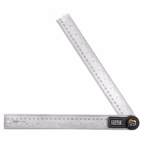 得力 数显角度尺不锈钢   300mm；DL305300