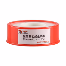德力西电气 聚四氟乙烯生料带 12mm*0.1mm*15m；DHASLD120115