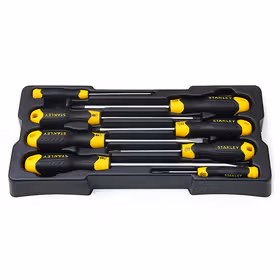 史丹利 8件强力型螺丝批托盘组套；STMT74181-8