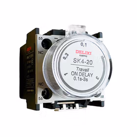 德力西电气 交流接触器附件,CJ20空气延时头；SK4-20 0.1-3s
