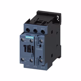 西门子 接触器24VAC50/60HZ  4kW 400V辅助触点1个常开触点+1个常闭触点,3极规格S0螺丝端子；3RT60231AC20