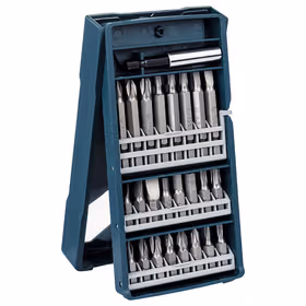 博世 25支&ldquo;X&rdquo;型盒装螺丝批头-蓝色版；2607017400