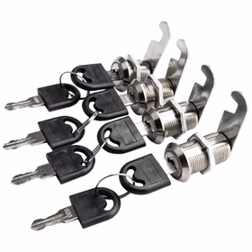 玛仕福 文件柜锁锁芯20mm通开 信箱锁转舌锁抽屉锁更衣柜门锁 (5个装)